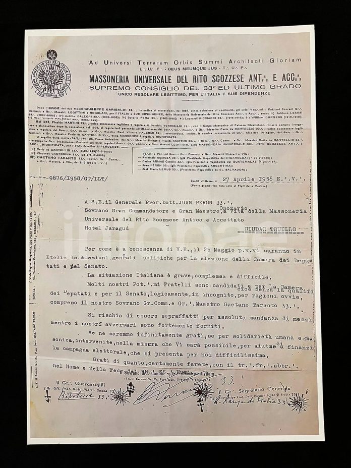 Cartas y una solicitud de ingreso: qué dicen los documentos que vinculan a Perón y Alfonsín con la masonería