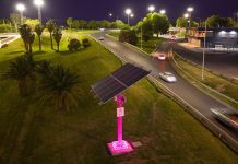San Juan inauguró la primera ruta solar completamente iluminada del país