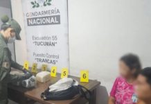 Acompañada de su hija menor de edad, transportaba casi 4 kilos de marihuana en un micro que viajaba a Mendoza