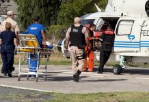 Dramático rescate aéreo de Prefectura a un tripulante embarcado que sufrió una hemorragia digestiva en Mar del Plata